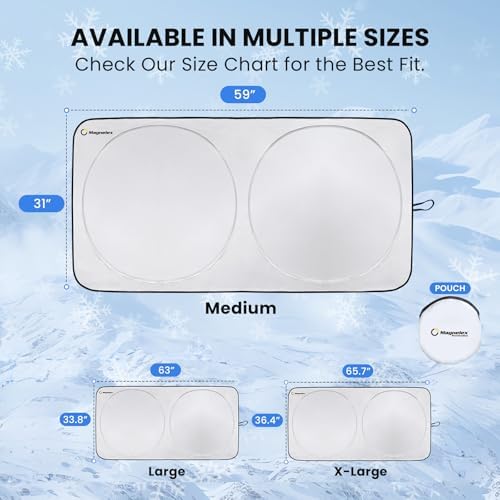 Magnelex Car Windshield Sunshade – Double-Layer Design - Image 4