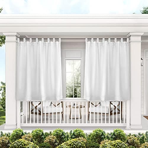 Exclusive Home Cabana Solid Indoor/Outdoor Light Filtering Hook-and-Loop Tab by TOWNCOUNTRYLUXE