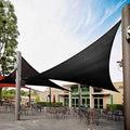 Royal Shade 7' x 7' x 7' Black Triangle Sun Shade Sail by RoyalShade