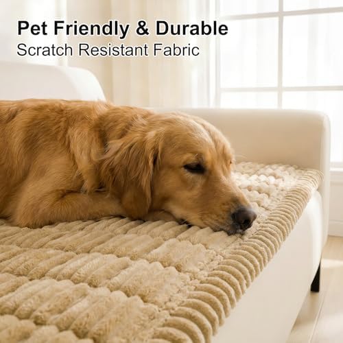 Smiry Couch Cover for Dogs, Non Slip Washable Sofa Protector for Pets - Image 3