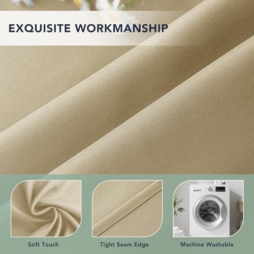 Outdoor Curtains for Patio Waterproof, 6 Drape Panels - Image 5