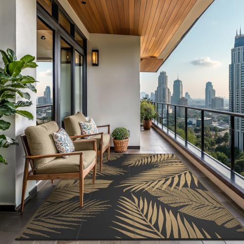 GENIMO Outdoor Rug, Waterproof Plastic Rugs - Image 4