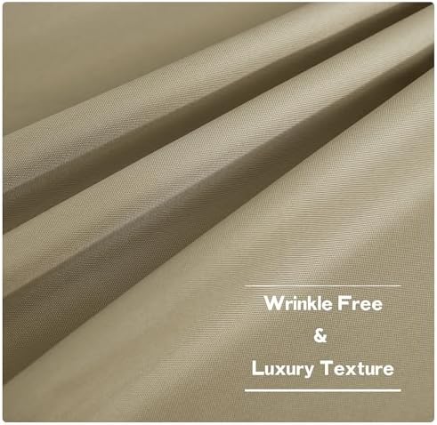 NICETOWN Canvas Patio Curtains for Outdoor Waterproof 2 Panels, Home Fashion - Image 7