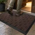 Mibao Front Door Mat Outdoor Entrance, 29.5" x 17" Heavy Duty Welcome Mat by Mibao