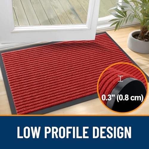 OLANLY Front Door Mat 71x34, Waterproof Heavy-Duty Indoor Outdoor Doormat - Image 4
