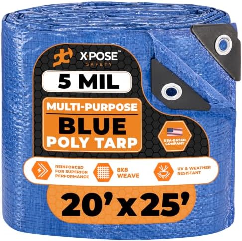 Better Blue Poly Tarp 20' x 25' by XposeSafety