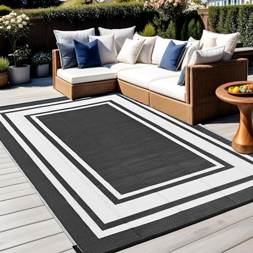 RURALITY Outdoor Rug 9x12 Waterproof - Image 4