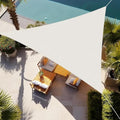 Shade&Beyond 11'X11'X11' Sun Shade Sail Cream Triangle by ShadeBeyond