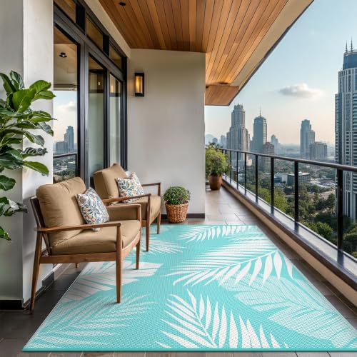 GENIMO Outdoor Rug, Waterproof Plastic Rugs - Image 4