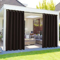 NICETOWN Outdoor Curtain for Patio Waterproof Extra Wide 84 inch, Sun Blocking by NICETOWN