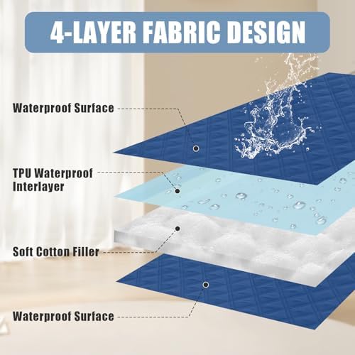 Smiry Waterproof Reversible Pet Couch Covers - Image 3