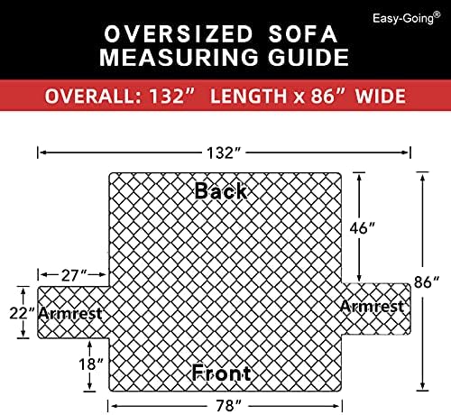 Easy-Going Reversible Couch Cover, 3 Cushion Sofa - Image 6