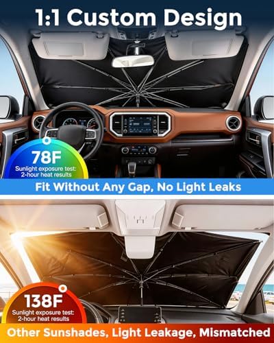 Weektic Truck Windshield Sun Shade Umbrella - Image 2