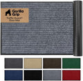 GORILLA GRIP Traffic Guard Indoor Outdoor Heavy Duty Door Mat 47x35 Lt Gray by GorillaGrip