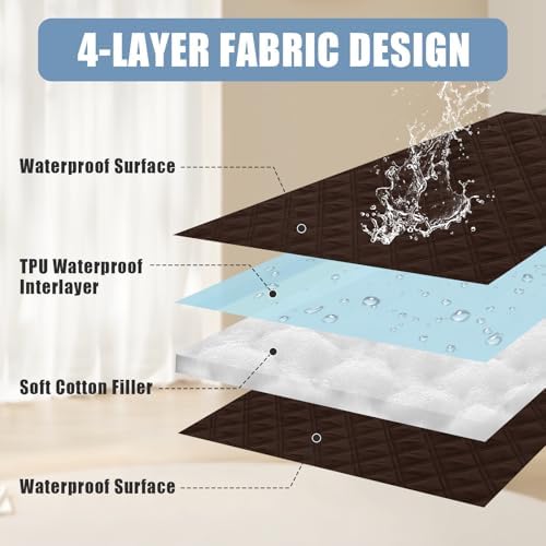 Smiry Waterproof Reversible Pet Couch Covers - Image 3