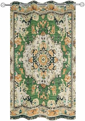 Ombre Green Boho Outdoor Curtains - Image 2