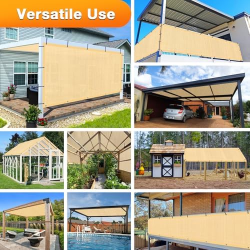 Artpuch Outdoor Pergola Shade Cover 4' X 11' Sun Shade Cloth - Image 6