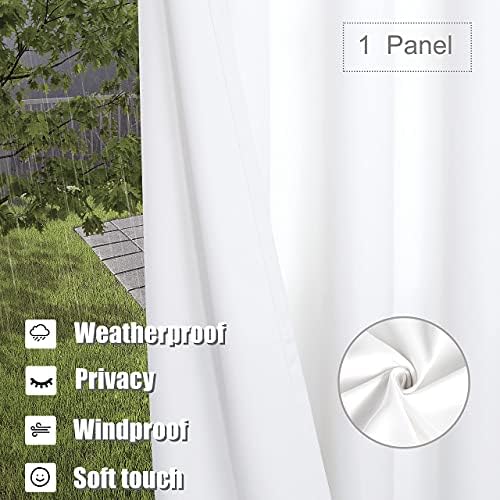 BONZER Outdoor Curtains for Patio Waterproof Weather Resistant Privacy - Image 3