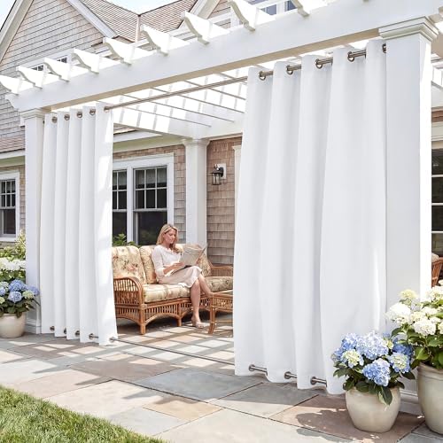 RYB HOME 2 Panels Outdoor Curtains by RYBHOME