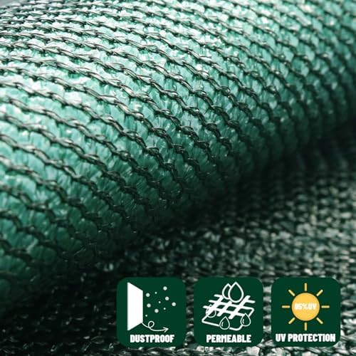 SUNNY GUARD 6' x 68' Privacy Fence Screen, Heavy Duty HDPE Mesh - Image 2