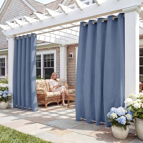 RYB HOME 2 Panels Outdoor Curtains by RYBHOME