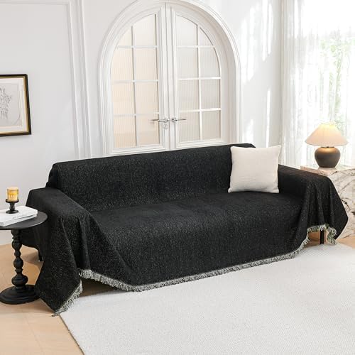 MYSKY HOME Couch Covers for Sofa, Non Slip Soft Sofa Cover, Couch Cover for by MYSKYHOME