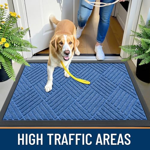 OLANLY Front Door Mat Outside Entrance 35x23, Waterproof Heavy-Duty Doormat - Image 6