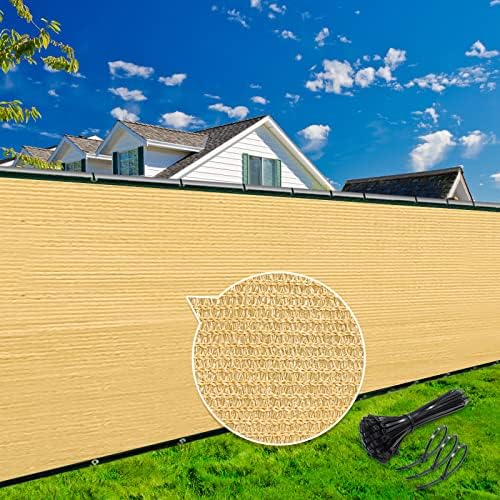 KANAGAWA 6ft x23ft Balcony Privacy Screen Fence, 90% Blockage Heavy Duty 175 by KANAGAWA