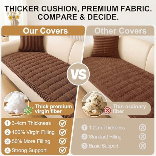 Smiry Couch Cover for Dogs, Non Slip Washable Sofa Protector for Pets - Image 4