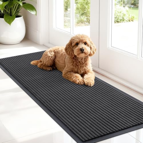 OLANLY Front Door Mat 47x17, Waterproof Heavy-Duty Indoor Outdoor Doormat by OLANLY