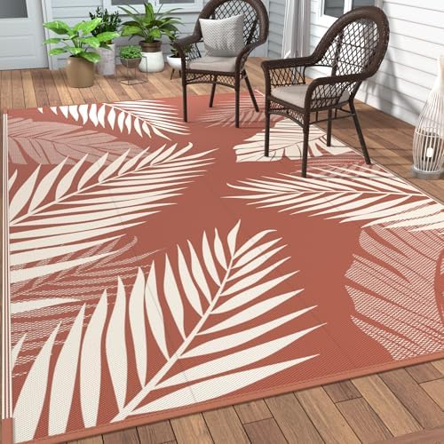 GENIMO Outdoor Rug, Waterproof Plastic Rugs by GENIMO