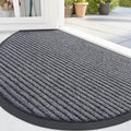 OLANLY Half Circle Front Door Mat 35x30, Waterproof Heavy-Duty Doormat by OLANLY