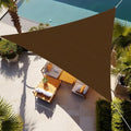 Shade&Beyond 10'X10'X14' Sun Shade Sail Mocha Triangle by ShadeBeyond