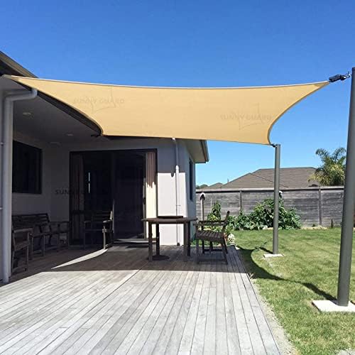 SUNNY GUARD Custom Size 9'x22' Rectangle Sand UV Block Sunshade by SUNNYGUARD