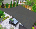 AsterOutdoor Sun Shade Sail Rectangle 6' x 10' UV Block Canopy by AsterOutdoor