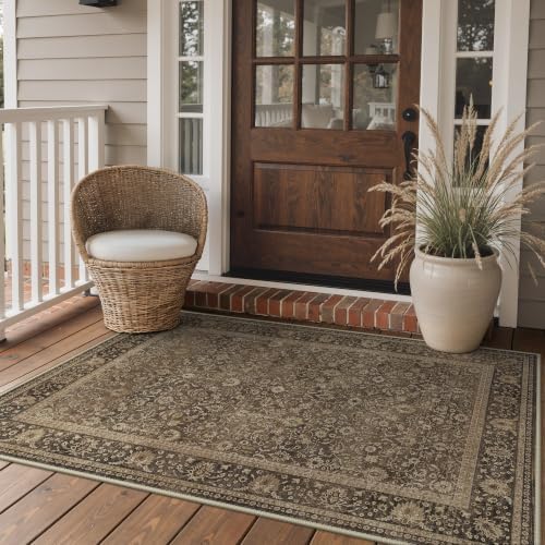 GENIMO Indoor & Outdoor Area Rug 5'x8', Waterproof, Non-Shedding, Easy Cleaning - Image 6