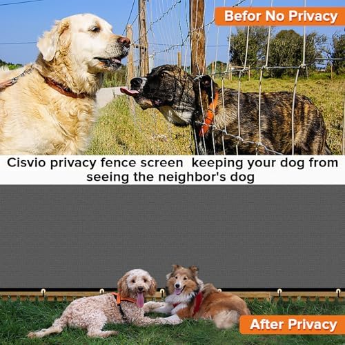 Customizable Privacy Screen Fence 8'X2' Dark Grey Heavy Duty 170 GSM Wind - Image 3