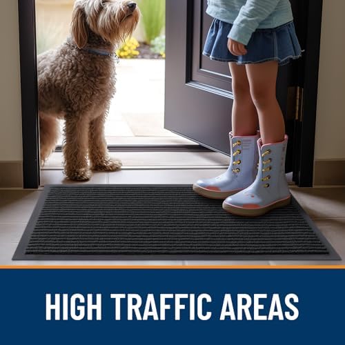 OLANLY 2-Pack Front Door Mats 59x23, Waterproof Heavy-Duty Doormats - Image 7