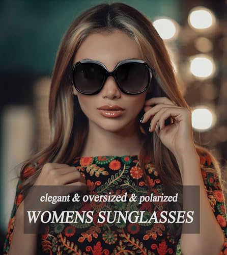 Joopin Oversized Sunglasses Womens Trendy Polarized Large Driving Sun Glasses - Image 2