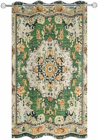 Ombre Green Boho Outdoor Curtains - Image 2