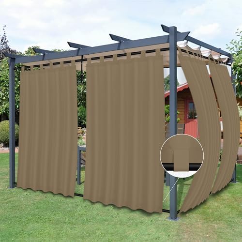 Easy-Going Outdoor Patio Curtains 2 Panels, 54x108 inch by Easy-Going