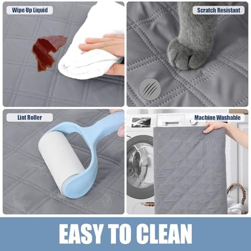 Smiry Waterproof Reversible Pet Couch Covers - Image 5