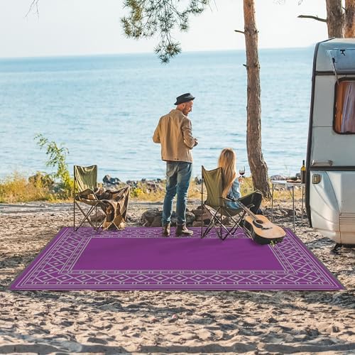GENIMO Outdoor Rug, Waterproof Plastic Rugs - Image 4