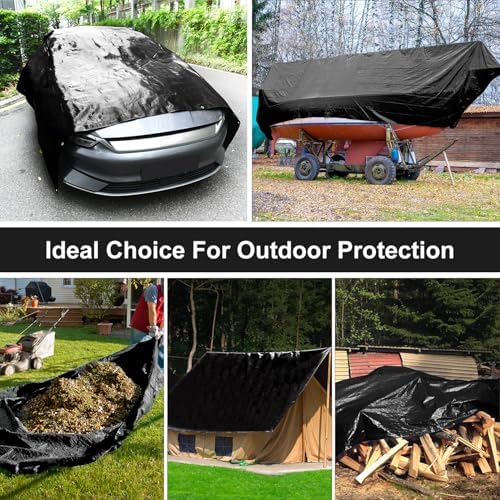 Tarp 12x20 Feet, 12 Mil Large tarps Heavy Duty Waterproof - Image 7