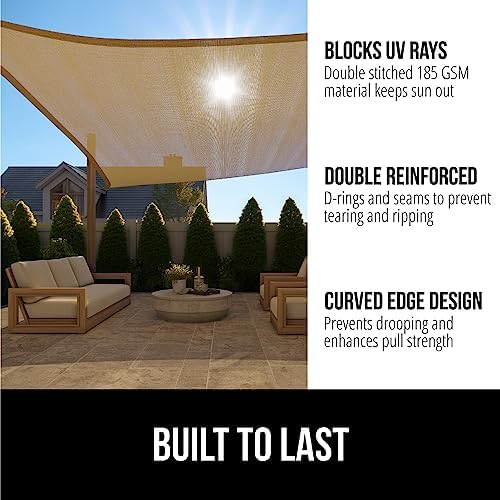 GORILLA GRIP Heavy Duty Sun Shade Sail - Image 2