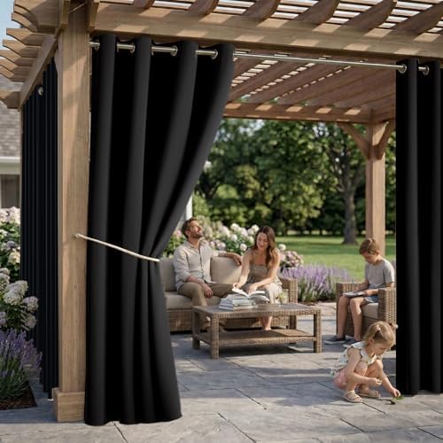 DIVA EN CAMINO DEC Outdoor Patio Curtain Waterproof Darkening Thermal Insulated - Image 2