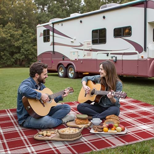 GENIMO Outdoor Rug, Waterproof Plastic Rugs - Image 3
