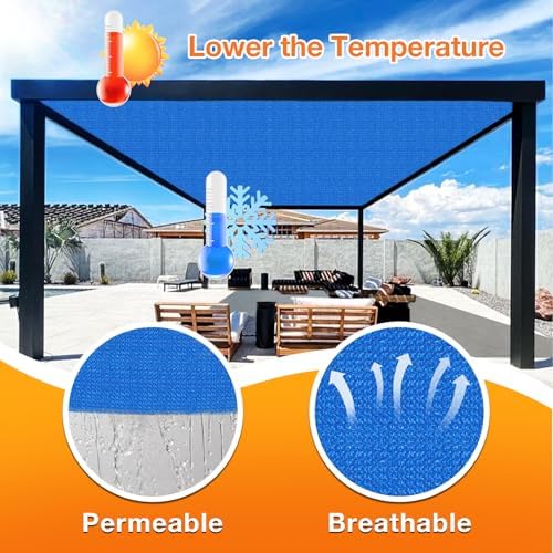Artpuch Outdoor Pergola Shade Cover 14' X 16' Sun Shade Cloth - Image 4