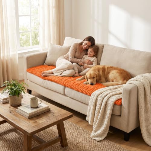 Smiry Couch Cover for Dogs, Non Slip Washable Sofa Protector for Pets - Image 6