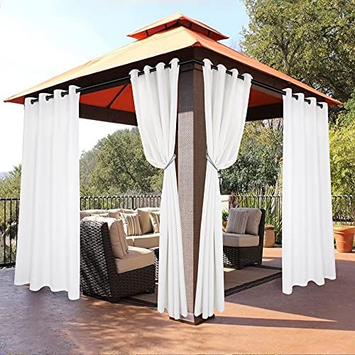 BONZER Outdoor Curtains for Patio Waterproof Light Blocking Privacy by Bonzer